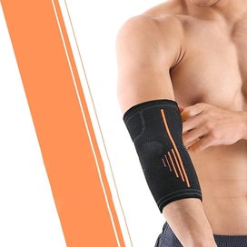 Listing 3 of 5 for Sports Compression Elbow Brace - Sports Elbow Pads Fitness Training Breathable A