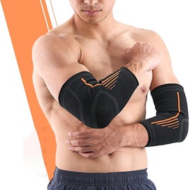 Listing 4 of 5 for Sports Compression Elbow Brace - Sports Elbow Pads Fitness Training Breathable A