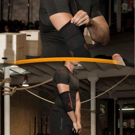 Listing 5 of 5 for Sports Compression Elbow Brace - Sports Elbow Pads Fitness Training Breathable A