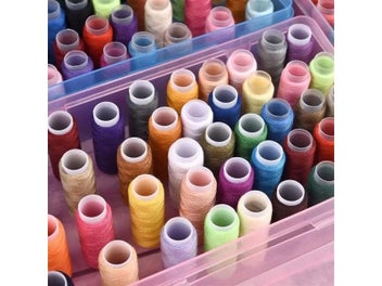 Listing 7 of 10 for 42 Axis Sewing Threads Box Thread Bobbins Empty Sewing Reel Box Sewing Box