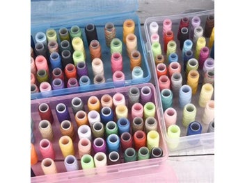 Listing 8 of 10 for 42 Axis Sewing Threads Box Thread Bobbins Empty Sewing Reel Box Sewing Box