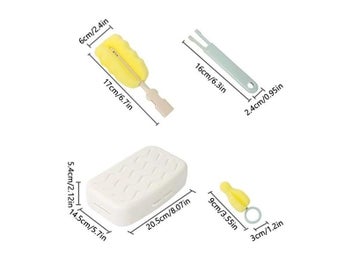 Listing 7 of 9 for Bottle Drying Rack Sponge Brush Cup Drying Holder Set For Traveling Camping