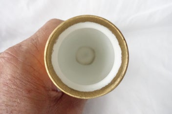 Listing 6 of 7 for Hand Painted Royal Doulton Holbein Vase Depicting Sheep in a Sunset Landscape