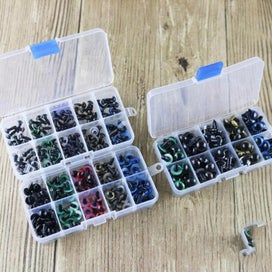 Listing 2 of 2 for 100PCS Plastic Safety Eyes Colour Toys Teddy Bear Doll Animal Toy Craft Screw