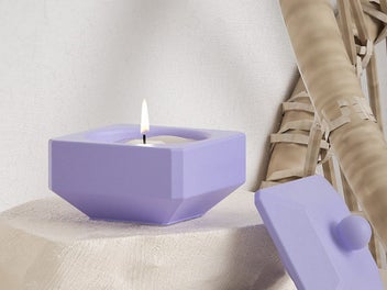 Listing 3 of 6 for Silicone Candle Jar and Lid Mold Set Candle Holder Molds Storage Box Molds - L