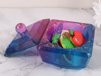 Listing 5 of 6 for Silicone Candle Jar and Lid Mold Set Candle Holder Molds Storage Box Molds - L