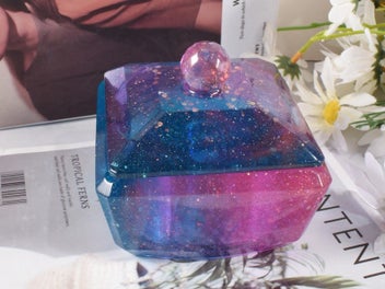 Listing 6 of 6 for Silicone Candle Jar and Lid Mold Set Candle Holder Molds Storage Box Molds - L