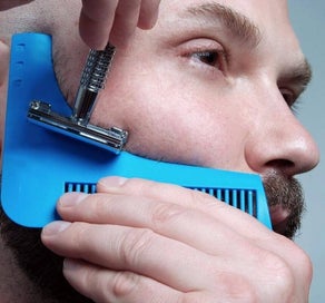 Listing 6 of 7 for Beard Grooming Shaping Comb Tool For Perfect Lines Cut