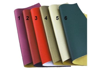 Listing 3 of 6 for Faux Leather Material Sheet