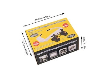 Listing 5 of 9 for LED Light Lens Magnifying Glasses Adjustable Headband Watch Maintenance Loupe