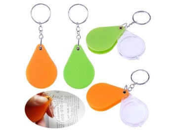 Listing 3 of 11 for 8/10/15X Magnifying Glass Portable Plastic Handheld Pocket Magnifier With Cover