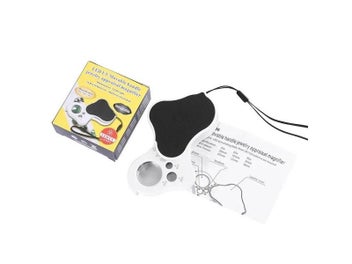 Listing 6 of 9 for Folding Portable Magnifying Glass 30X 60X 90X Magnification With LED Lamp UV