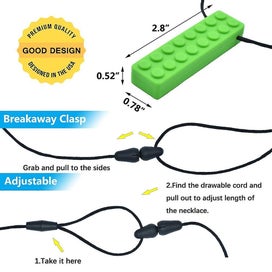 Listing 4 of 4 for Chew Necklace Sensory Bundle For Kids With Teething Adhd