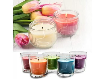 Listing 3 of 6 for 100Pcs Cotton Candle Wicks Smokeless Wax Pure Cotton Core Pre Waxed Wicks DIY