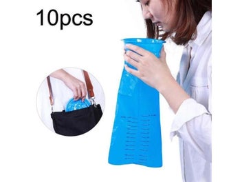 Listing 6 of 6 for 10Pcs 1000ML Disposable Travel Car Airplane Motion Sickness Nausea Vomit Bag