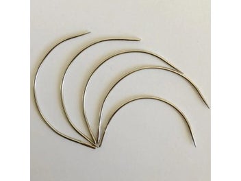 Listing 3 of 9 for 25 Pcs/bag 7.5cm C Shape Curved Ventilating Needles Crochet Braids Ventilating
