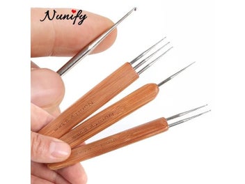 Listing 5 of 10 for Nunify Professional 0.5Mm 0.75Mm Wooden Dreadlock Needles 3Pcs Dreadlock