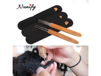 Listing 8 of 10 for Nunify Professional 0.5Mm 0.75Mm Wooden Dreadlock Needles 3Pcs Dreadlock