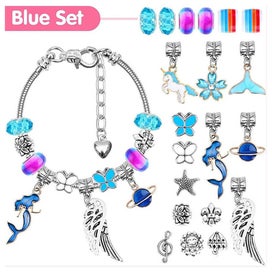 Listing 5 of 10 for 112Pcs DIY Charm Jewelry Beads Crafts Bracelet Making Kit Gifts NEW