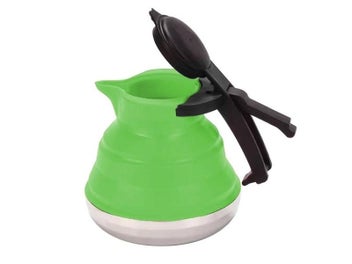 Listing 7 of 10 for 3 Colors Portable Folding Silicone Water Kettle 1.5L Water Pot Outdoor Camping