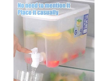 Listing 3 of 10 for Jug With Tap Cold Water Container For Beverage In Kitchen Refrigerator
