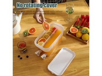 Listing 5 of 10 for Jug With Tap Cold Water Container For Beverage In Kitchen Refrigerator