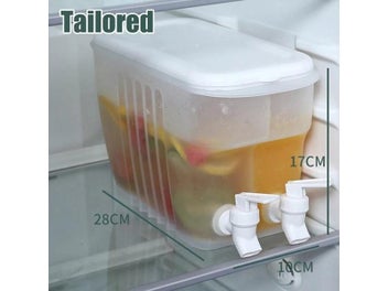 Listing 6 of 10 for Jug With Tap Cold Water Container For Beverage In Kitchen Refrigerator