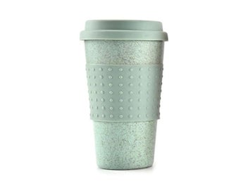 Listing 1 of 10 for Hot Sells Reusable Coffee Mugs Bamboo Fiber Coffee Cups 8oz 12oz 14oz Eco