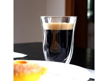 Listing 4 of 9 for Set Of 2 270ml High Quality Borosilicate Double Wall Coffee Cups For Drinks