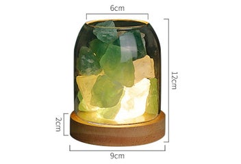 Listing 2 of 5 for NEW Crystal Salt Rock Lamp Aromatherapy Air Diffuser USB Night Light