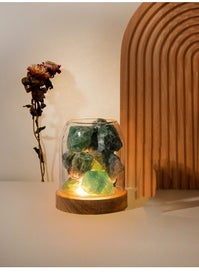 Listing 4 of 5 for NEW Crystal Salt Rock Lamp Aromatherapy Air Diffuser USB Night Light