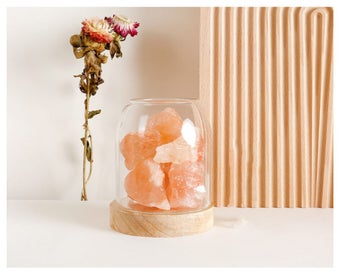 Listing 4 of 5 for NEW Crystal Salt Rock Lamp Aromatherapy Air Diffuser USB Night Light