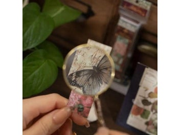 Listing 7 of 10 for 50sheets Vintage Washi Paper Stickers Butterfly Plants Mushroom Pretty Lady