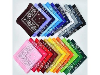 Listing 7 of 9 for Popular Hip Hop Cashew Flower Bandana For Men Women Outdoor Headbands Wrist