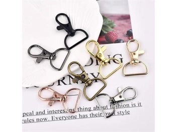 Listing 4 of 10 for 5Pcs Swivel Clasps With D Rings For Key Rings Crafting