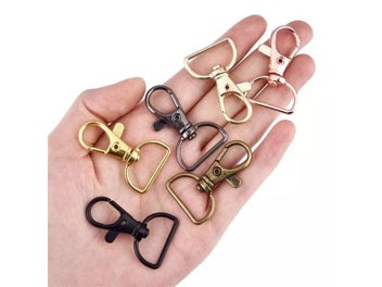 Listing 5 of 10 for 5Pcs Swivel Clasps With D Rings For Key Rings Crafting