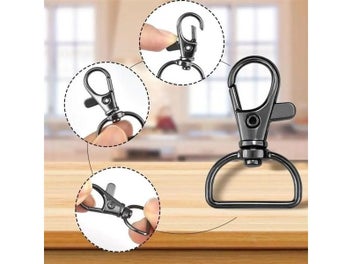 Listing 7 of 10 for 5Pcs Swivel Clasps With D Rings For Key Rings Crafting