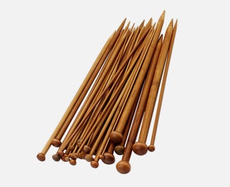 Listing 3 of 3 for 18 Pairs of Bamboo Knitting Needles 36cm