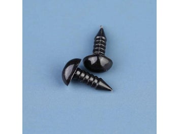 Listing 7 of 10 for Fenrry 100Pcs/Lot Black Triangle Noses Plastic Safety Noses Doll Animal Dog