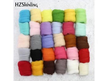 Listing 4 of 6 for 5g Super Miekkie Filcowania Krótkiego Wlókna Welny Doskonaly W Igly Filc