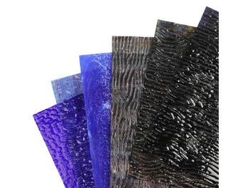 Listing 6 of 9 for 10x10cm Square Glass Mosaic Tiles Transparent Stained Mosaic Piece DIY Mosaic