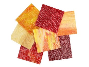 Listing 7 of 9 for 10x10cm Square Glass Mosaic Tiles Transparent Stained Mosaic Piece DIY Mosaic