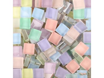 Listing 7 of 10 for 100g Glass Mosaic Tiles Colorful 1cm Square Mosaic Craft Materials For