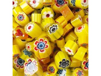 Listing 7 of 10 for 50g/1.76oz(Approx 52pcs) Colorful Millefiori Glass Beads Mosaic Tiles Thousand