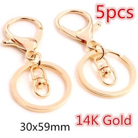 Listing 4 of 20 for 5-10pcs Snap Hook Trigger Clips Buckles For Keychain Lobster Lobster Clas CHK12N