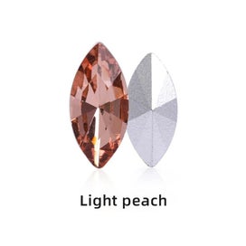 Listing 4 of 19 for All Size 3-32MM Navette Rhinestone Jewelry Crafts Horse Eye Glass Crystal CHK12N