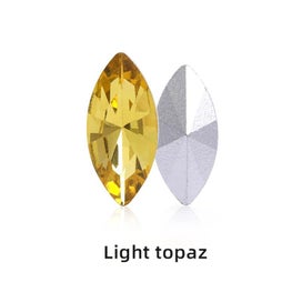 Listing 7 of 19 for All Size 3-32MM Navette Rhinestone Jewelry Crafts Horse Eye Glass Crystal CHK12N