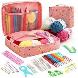 Listing 2 of 20 for Wool Crochet Hooks Set Beginner Handmade Crafts Knitting Crochet Hooks Needle Ya
