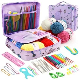 Listing 10 of 20 for Wool Crochet Hooks Set Beginner Handmade Crafts Knitting Crochet Hooks Needle Ya
