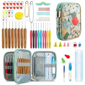 Listing 17 of 20 for Wool Crochet Hooks Set Beginner Handmade Crafts Knitting Crochet Hooks Needle Ya
